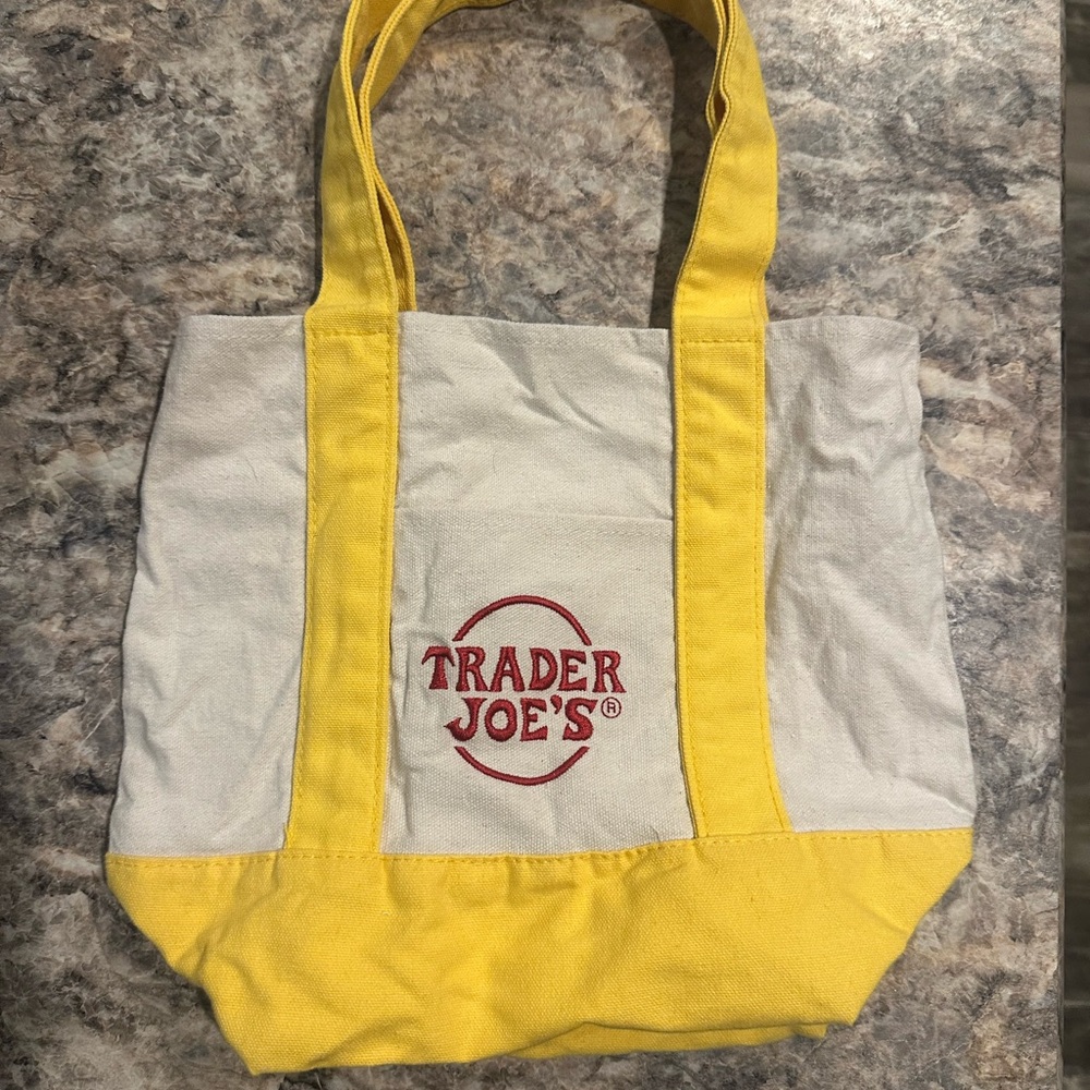 Trader Joe's Yellow Mini Tote